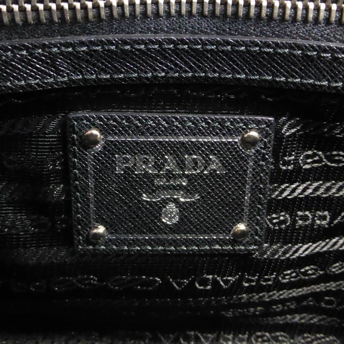 PRADA プラダ　テスート ビジュー チェーンショルダー クラッチバッグ美品 PRADA プラダ （PRADA） ギャザー ナイロン テスート チェーン