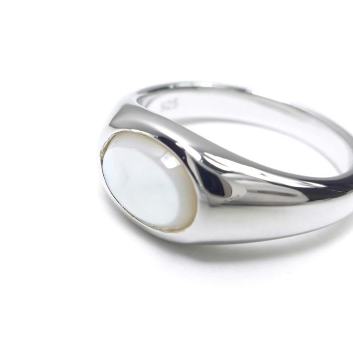 トムウッド （TOM WOOD） Joe Ring ジョー・リング ホワイトモップ リング シルバー 925 指輪 #52 12号 101286（新品）の画像