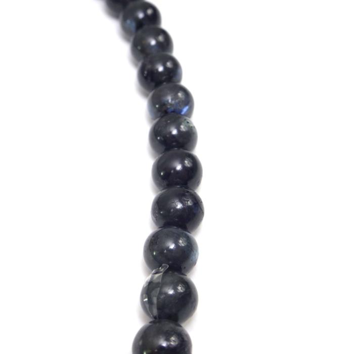 TOM WOOD（トムウッド） Cove Necklace 16インチ BLACKLARVIKITE Ag925