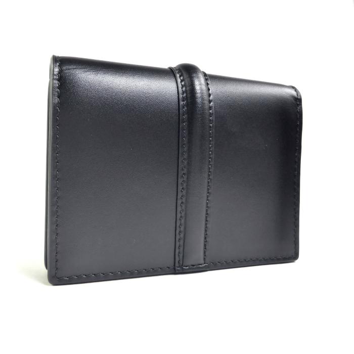 セリーヌ （CELINE） 16 セーズ フラップ付き カードホルダー 名刺入れ カードケース 10M47 ブラック（新品同様）中古 | 16（CELINE） | 01