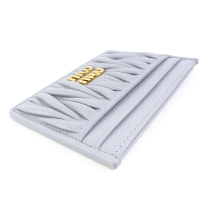 miu miu（ミュウミュウ） マテラッセ フラット カードケース 5MC076