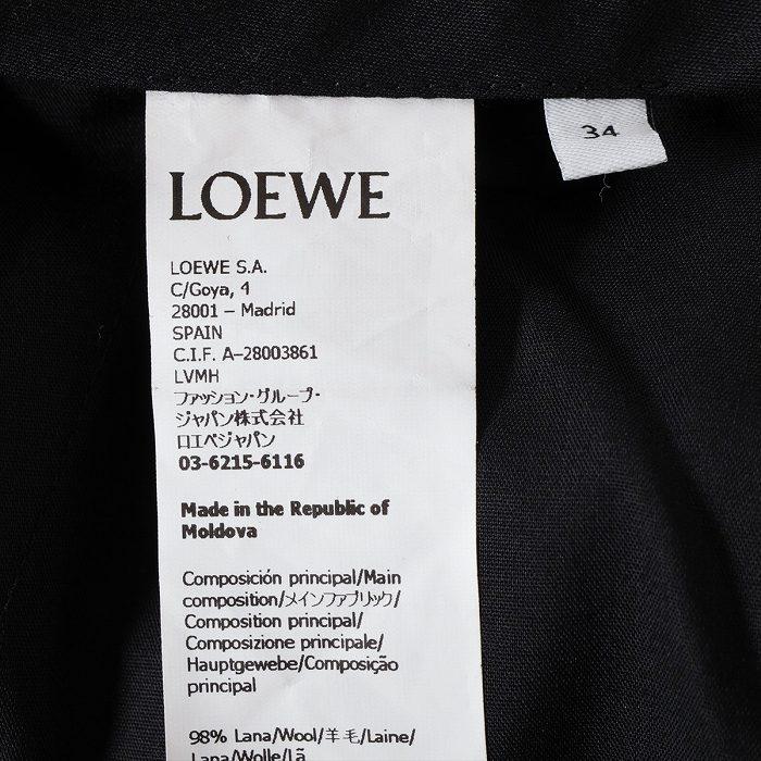 LOEWE（ロエベ） ウール スラックス サイズ34 Q825331X06 パンツ
