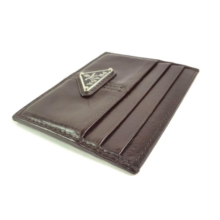 未使用級✨プラダ ケース ソフトルックス レザー 三角ロゴ ブラック 25SS】新作 ソフトルックスレザー スマホケース◇プラダ◇人気 (PRADA