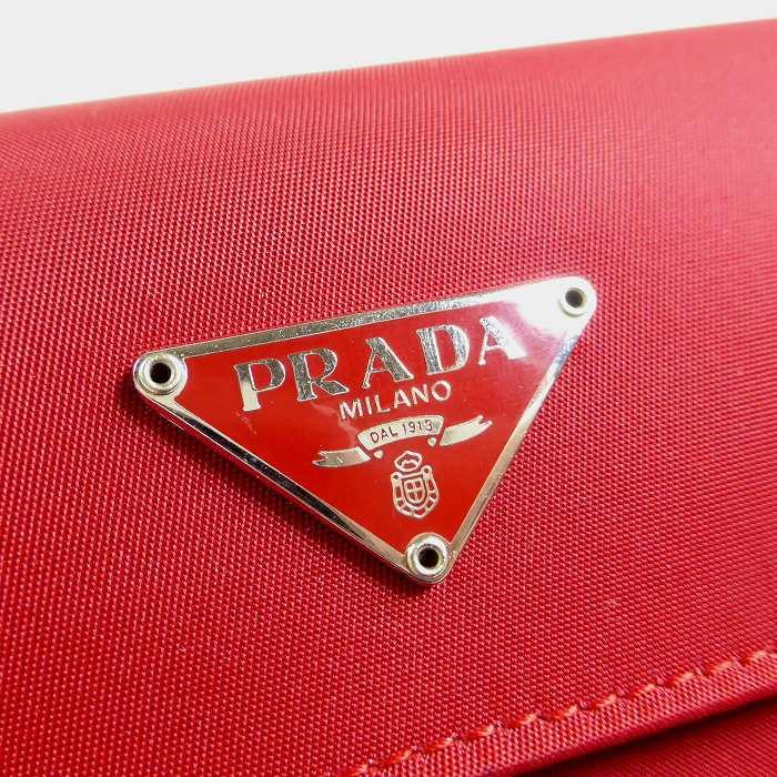 PRADA（プラダ） ナイロン テスート トライアングルロゴ 三つ折り 財布
