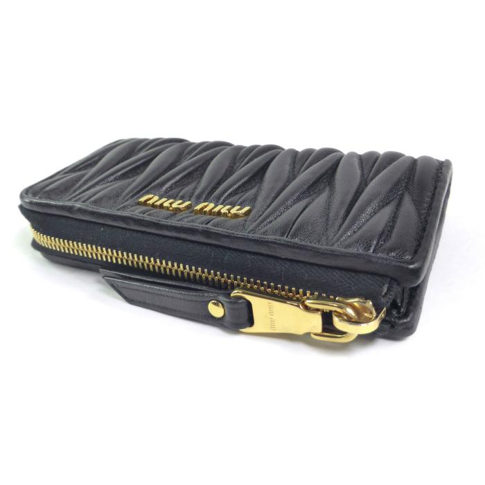 miu miu（ミュウミュウ） マテラッセ キーケース L字ファスナー