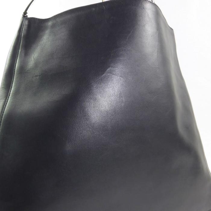 美品✨トムフォード期 GUCCI✨バンブー ワンショルダー 黒 ポーチ付き GUCCI（グッチ） レザー セミショルダー バッグ 肩掛け ポーチ付き