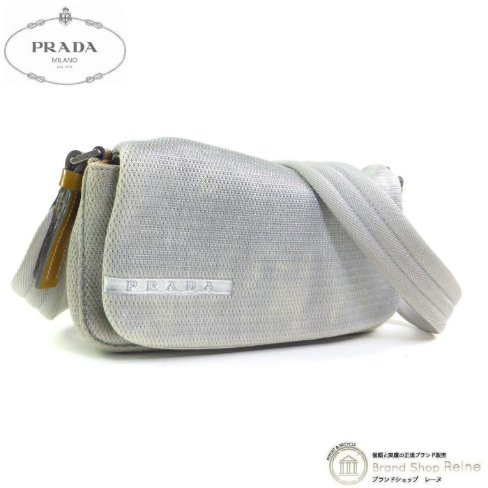 n*b様 90s 00s PRADA SPORT y2k ボディーバッグ arc PRADA（プラダ） プラダスポーツ メッシュ Y2K 肩掛け ショルダー