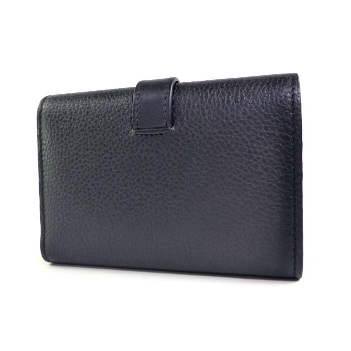 美品 ロエベ 三つ折り スモール バーティカル ウォレット コンパクト ブラック LOEWE（ロエベ） スモール バーティカル ウォレット 三つ折り