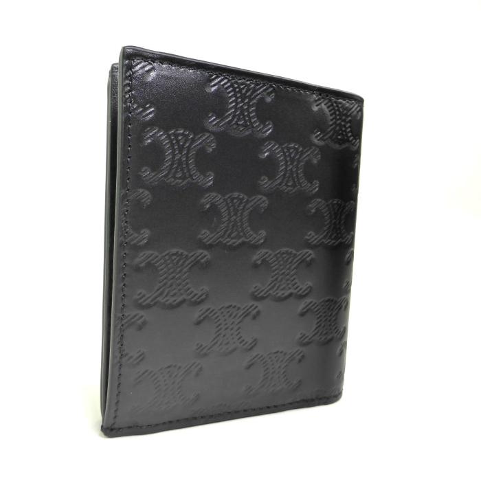 CELINE（セリーヌ） トリオンフ エンボス加工 コンパクト ウォレット