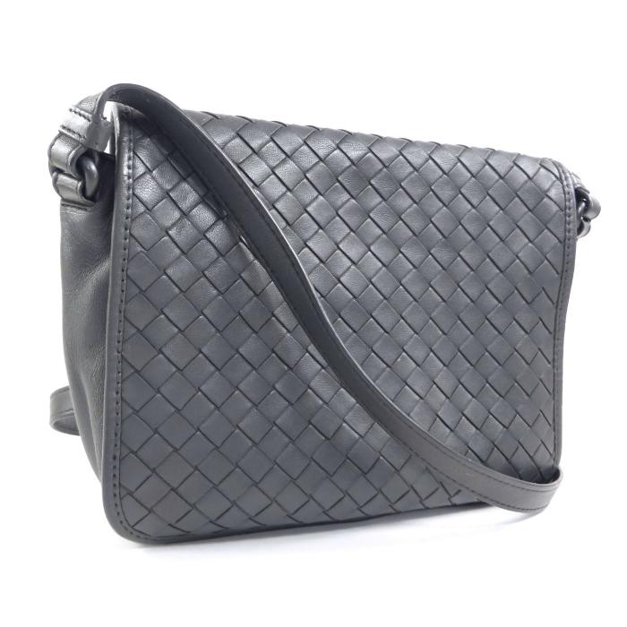 【美品】ボッテガヴェネタ 2way ビジネスバッグ イントレチャート グレー BOTTEGA VENETA（ボッテガ・ヴェネタ） イントレチャート ビジネス