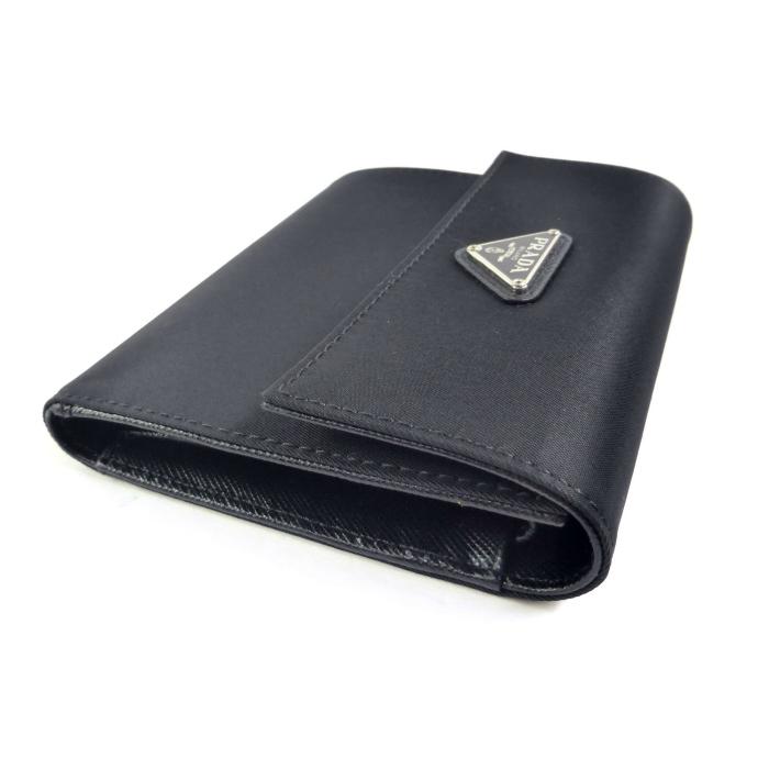 美品 PRADA プラダ M170 テスートナイロン 三つ折り 財布 PRADA（プラダ） ナイロン テスート トライアングルロゴ 三つ折り 財布
