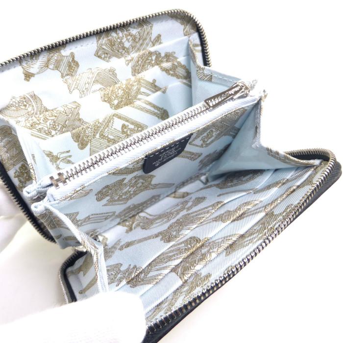 エルメス （HERMES） アザップ シルクイン コンパクト エバーカラー キャバン W刻 ラウンドファスナー 財布 H084541CKAA（新品）の画像