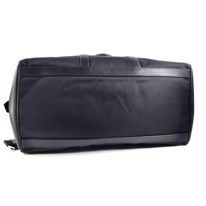 PRADA（プラダ） ナイロン テスート×サフィアーノ ボストンバッグ