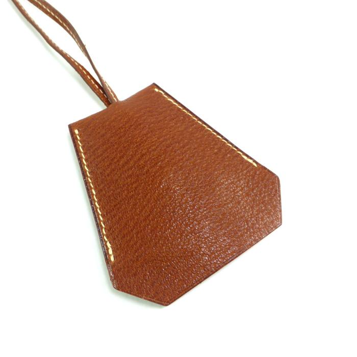 HERMES（エルメス） クロシェット シェーブル キーリング □E刻