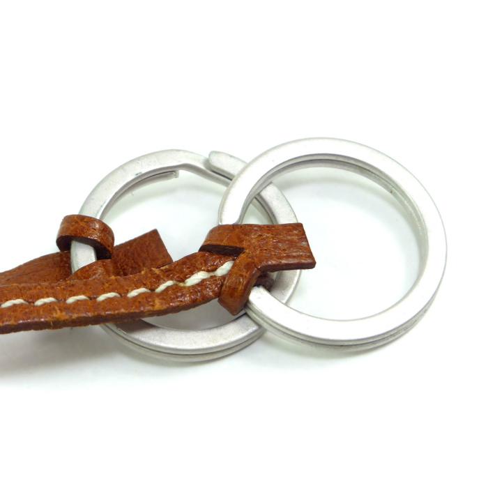 HERMES（エルメス） クロシェット シェーブル キーリング □E刻
