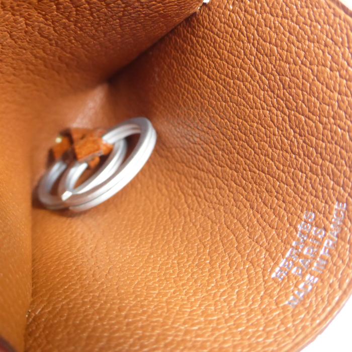 HERMES（エルメス） クロシェット シェーブル キーリング □E刻