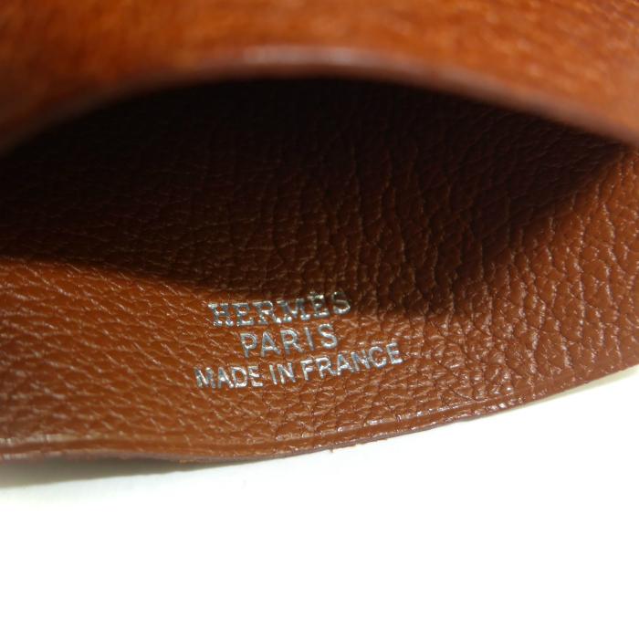 HERMES（エルメス） クロシェット シェーブル キーリング □E刻