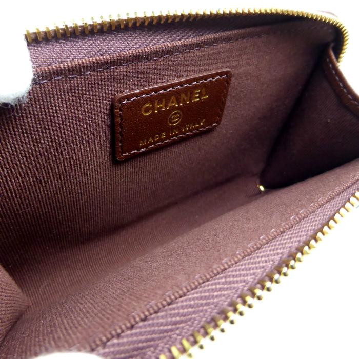 マトラッセ シャネル （CHANEL） グレインド ゴートスキン L字