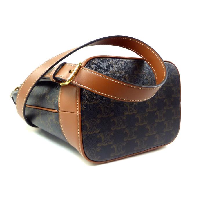 CELINE スモールバケット トリオンフキャンバス　ショルダーバッグ TRIOMPHE セリーヌ （CELINE） スモール バケット トリオンフ