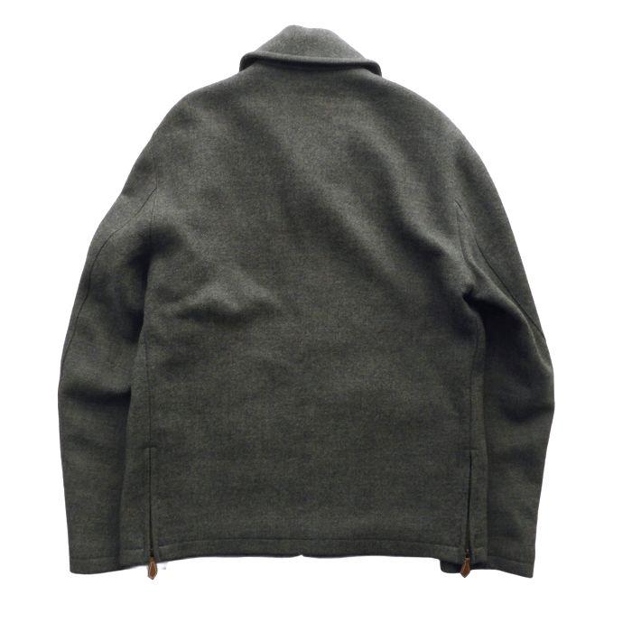 HERMES（エルメス） ウール ジップ ジャケット 48 グレー ウェア