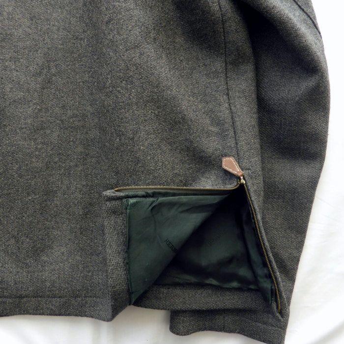 HERMES（エルメス） ウール ジップ ジャケット 48 グレー ウェア