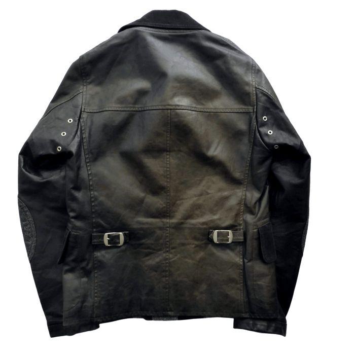 ジュンヤワタナベマン （JUNYA WATANABE MAN） レザー ジャケット M ブラック WH-J018 ウェア メンズ（中古）の画像