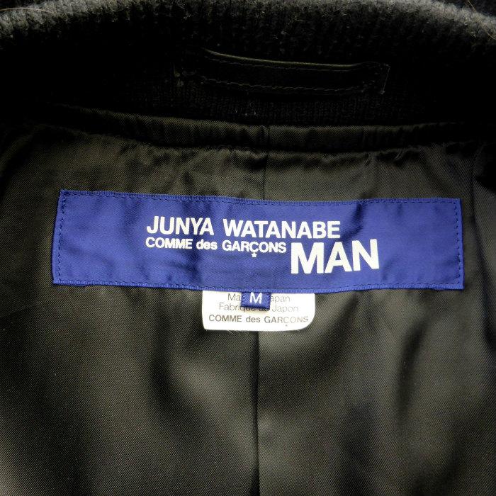 ジュンヤワタナベマン （JUNYA WATANABE MAN） レザー ジャケット M ブラック WH-J018 ウェア メンズ（中古）の画像