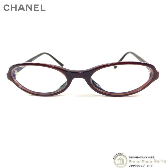 CHANEL（シャネル） オーバル フレーム メガネ 度入り 眼鏡 3028