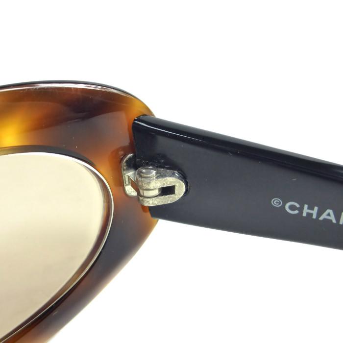 CHANEL（シャネル） べっ甲 オーバル サングラス 度入り ココマーク CC