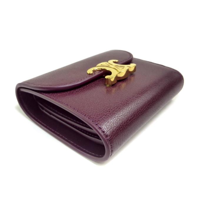 TRIOMPHE セリーヌ （CELINE） スモール フラップ ウォレット 三つ折り