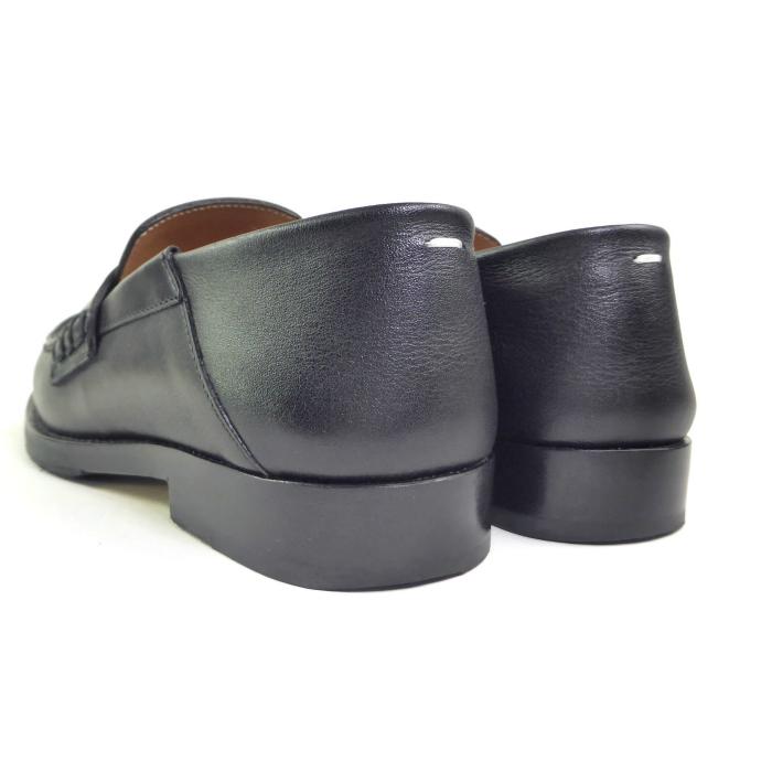 メゾンマルジェラ レザー ローファー 37 ブラック 4ステッチ メゾンマルジェラ レザー ローファー 37 ブラック 4ステッチ 楽天市場