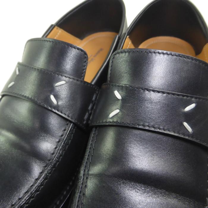 マルジェラ 4ステッチ ローファー ブラック サイズ38 マルジェラ 4ステッチ ローファー ブラック サイズ38 Maison Margiela