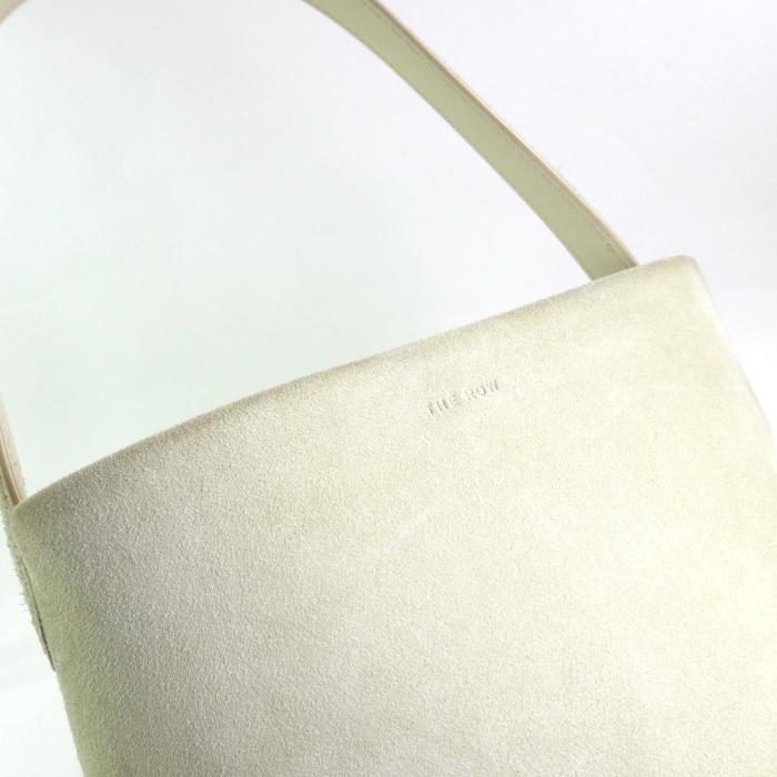 m◆The row ザロウ n/s park トート アイボリー 白 N/S Park Small leather tote bag in white - The Row | Mytheresa