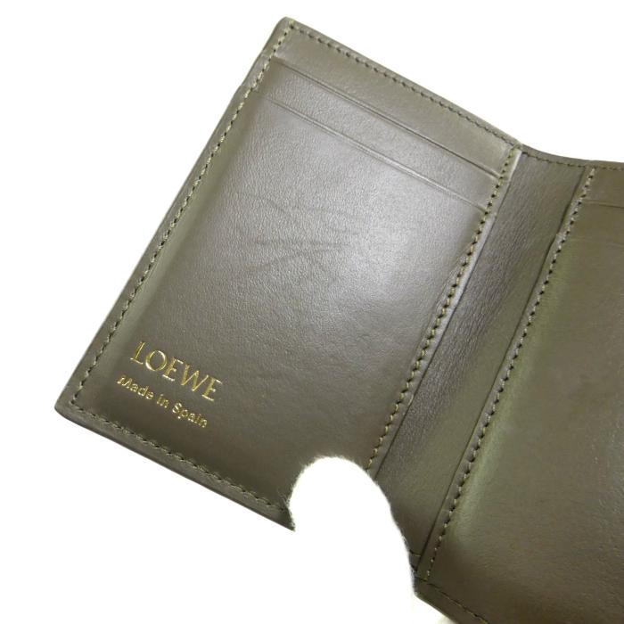 LOEWE（ロエベ） ペブル トライフォールド ウォレット コンパクト 三