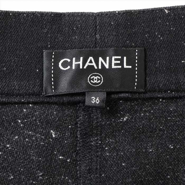 CHANEL（シャネル） コットン デニム ボトムス パンツ 36 ブラック