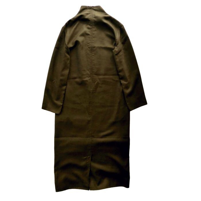 HERMES（エルメス） カシミア ハイネック ワンピース 38 オリーブ 