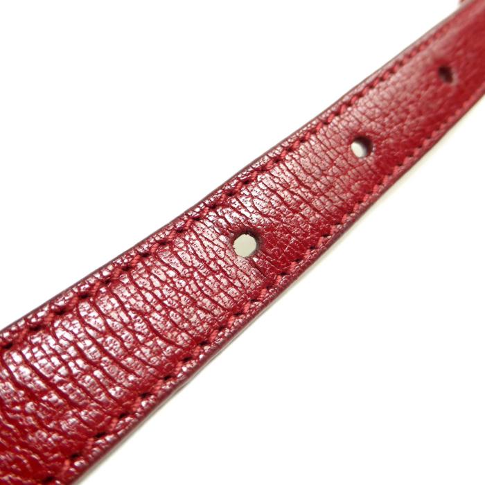 ミュウミュウ （MIUMIU） レザー ベルト 75cm 5CC366 レッド（中古）