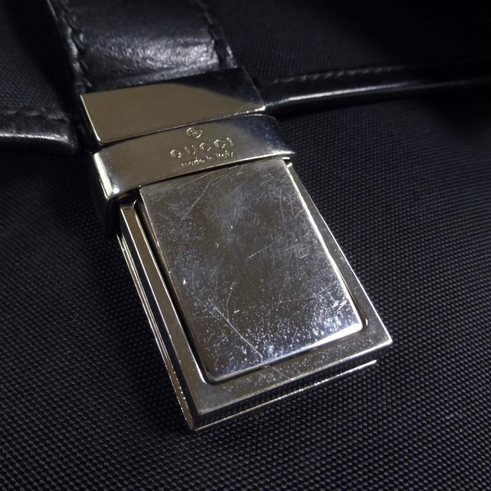 GUCCI（グッチ） メッセンジャー ナイロンキャンバス×レザー ビジネス
