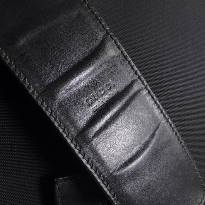 GUCCI（グッチ） メッセンジャー ナイロンキャンバス×レザー ビジネス