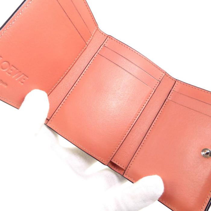 LOEWE（ロエベ） ストラップ トライフォールド 6CC ウォレット