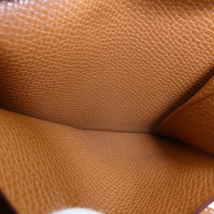 HERMES（エルメス） MC2 ヴォーエプソン □J刻 ゴールド 二つ折り 財布