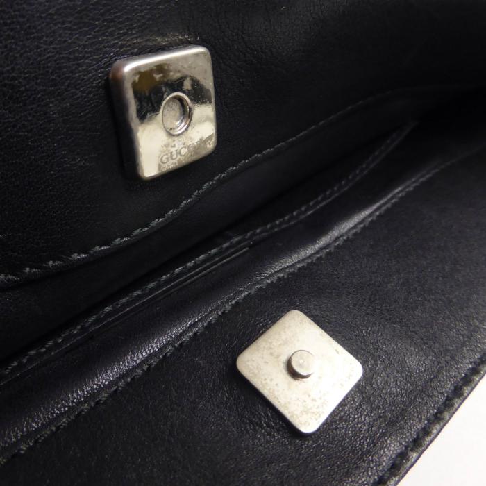 GUCCI（グッチ） レザー セミショルダー ハンド バッグ 肩掛け