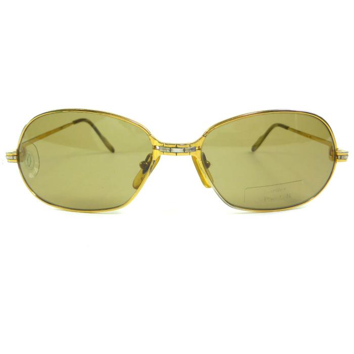 カルティエ （Cartier） マイヨン パンテール リンクモチーフ メタル サングラス ヴィンテージ メンズ ゴールド（中古） | MAILLON DE CARTIER | 01