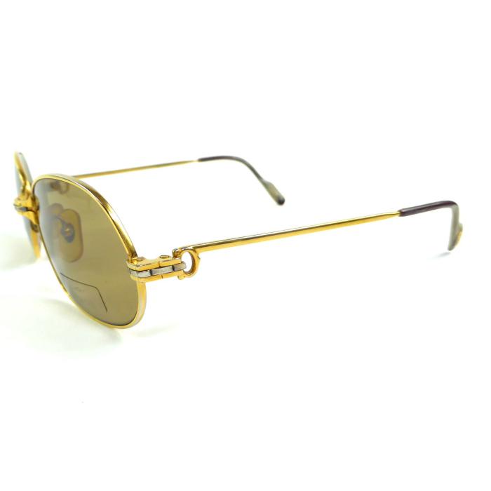カルティエ （Cartier） マイヨン パンテール リンクモチーフ メタル サングラス ヴィンテージ メンズ ゴールド（中古） | MAILLON DE CARTIER | 02