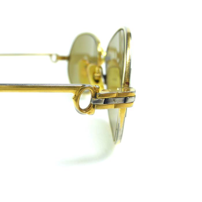 カルティエ （Cartier） マイヨン パンテール リンクモチーフ メタル サングラス ヴィンテージ メンズ ゴールド（中古） | MAILLON DE CARTIER | 06