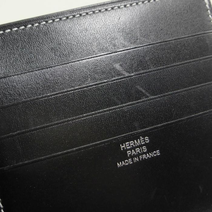 エルメスHERMES 65 ボックスカーフ　ブラック 楽天市場】エルメス ベアン コンパクト モノクローム クロ ボックス