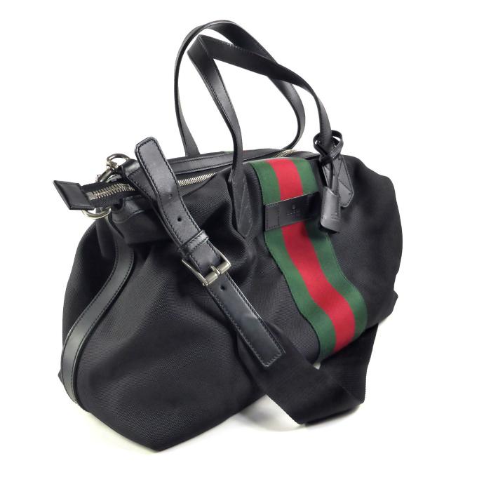 GUCCI（グッチ） シェリーライン テクノキャンバス ダッフル ボストン