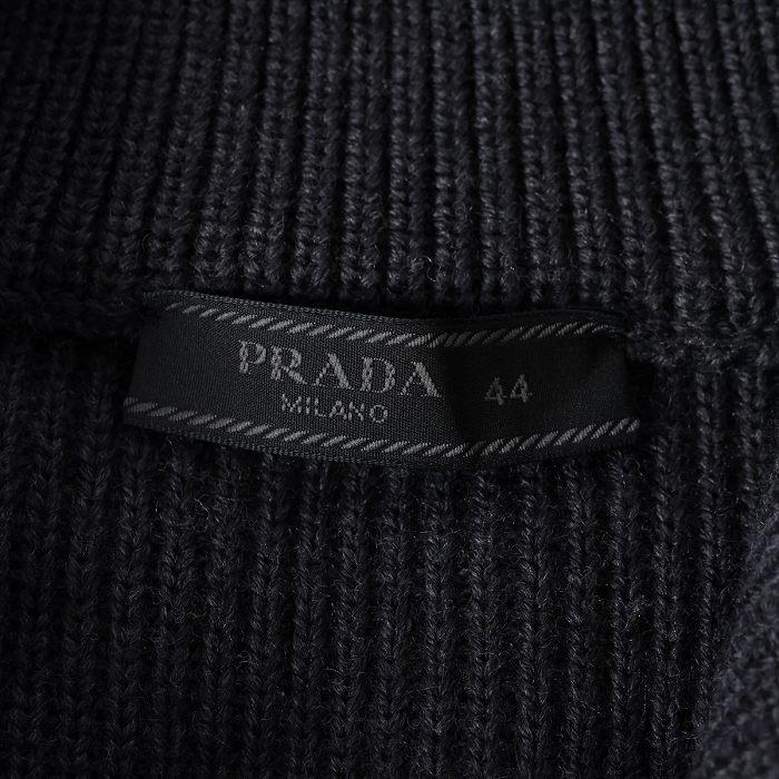 PRADA（プラダ） ウール ドライバーズ ニット ジップアップ セーター