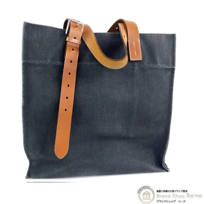 HERMES（エルメス） エトリヴィエール キャンバス×レザー □P刻 トート 