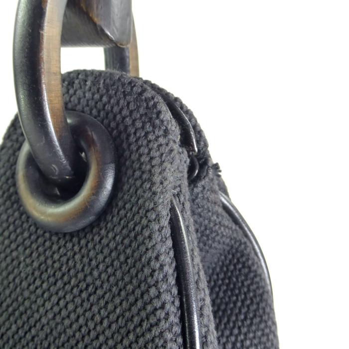 GUCCI（グッチ） バンブー ウッド ワンハンドル キャンバス トート